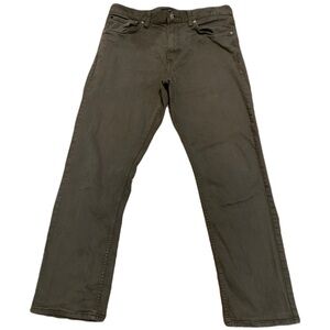 Calvin Klein Jeans Men's Khaki / Olive Green Straight Leg Jeans W34 L30